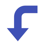 Left Down2 SVG Icon